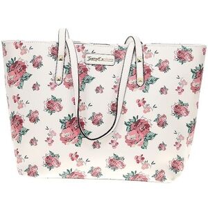 Juicy Couture Vintage rose white DAY TO DATE tote purse LIKE NEW